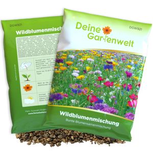 Wildblumenmischung - 100 g Samen für Wildblumenwiese - Saatgut für bunte Blumenwiese