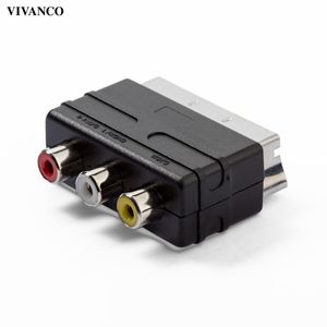 VIVanco™Scart Adapter / Cinch IN, 3x
