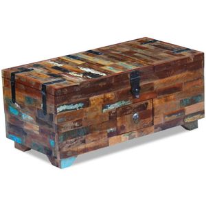 vidaXL Couchtisch Truhe Altholz 80x40x35 cm - Couchtisch - Couchtische - Holz Couchtisch - Holz Couchtische