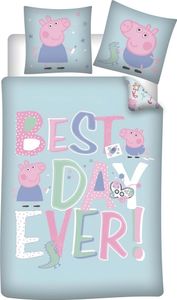 Peppa Wutz Kinder Bettwäsche Mikrofaser 2tlg Set 135/140x200 63x63 cm