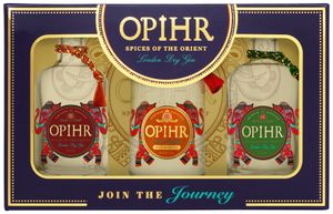 OPIHR GIN SPICES OF THE ORIENT London Dry Gin  3 x 0,05l Geschenkset