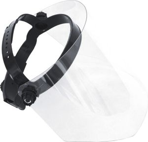 Priehľadný štít na tvár z polykarbonátu 1 mm 24 cm