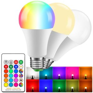 LED žiarovka nahrádza 1050 lumenovú RGB žiarovku s diaľkovým ovládaním zmena farby farebná žiarovka E27