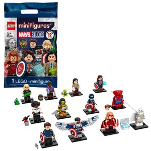 LEGO 71031 Minifiguren Marvel Studios Superhelden Bauspielzeug 1/12 Sammelfiguren kreative Geschenkidee für Jungen und Mädchen ab 5 Jahren (1 Stück - Stil per Zufall ausgewählt)