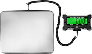 Industriewaagen 200kg/0,05kg Digital Plattformwaage Edelstahl  Paketwaage, Abschaltautomatik/Datenspeicherung/Tara/Zählung/LCD-Hintergrundbeleuchtung