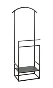HAKU Möbel Herrendiener schwarz - Maße: B 47 cm x H 128 cm x T 26 cm; 47519