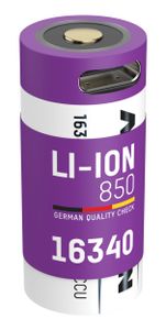 ANSMANN Li-Ion Akku 16340 Lithium Accu wiederaufladbar CR123A USB-C Eingang