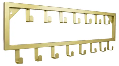 Produktbild von LOFT42 Bono Kleiderständer - Gold - Metall - 15 Haken - 80x26x4