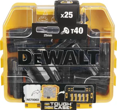 Produktbild von DEWALT Bit-Box 25mm T40 25tlg. Schlagf
