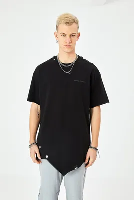 Produktbild von T-Shirt Oversize Fit mit 320gsm Baumwolle (L) Schwarz