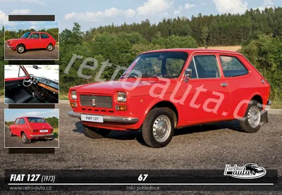 Zdjęcie produktu dla Pocztówka nr 67 - FIAT 127 (1973)