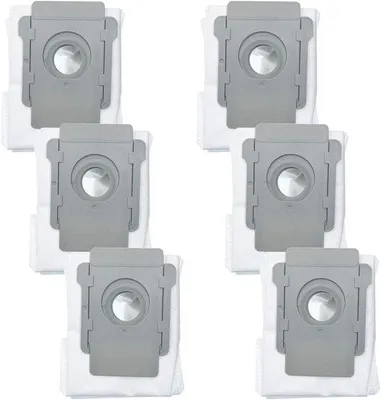 Produktbild von 6er-Set Stoffsaugsäcke für Wegwerfroboter, geschminkt für iRobot Roomba i7+i3/E5/E6/S9/J7, 6er Set Stoffsaugsäcke, 6er Stoffsaugsäcke, Wegwerfroboter Stoffsaugsäcke