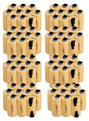 Immagine prodotto di Batteria ricaricabile per utensili elettrici, 1,2V, capacità 2800mAh, confezione da 80 pezzi