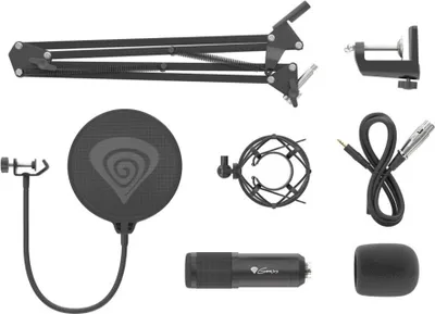 Obrázok produktu pre GENESIS Radium 300 XLR, Štúdiový mikrofón, -38 dB, 30 - 16000 Hz, 1500 ohm, 70 dB, Jednosmerný/kardioidný