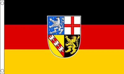 Saarland Flagge 150x90 cm, 100% Polyester, mit Ösen