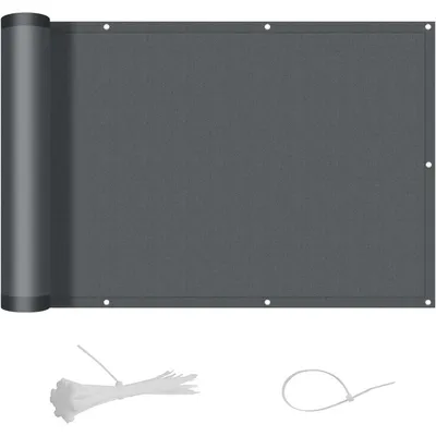 Immagine prodotto di Telo per balcone - Impermeabile - 90 x 300 cm - Antracite
