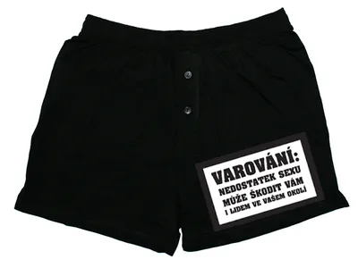 Obrázek produktu pro Pánské trenýrky Nedostatek u - XXXL