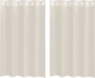 Obrázok produktu pre vidaXL Voálové záclony s očkami 2 ks. Krémová 140x175 cm