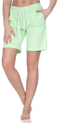 Obrázok produktu pre Dámske krátke pyžamové nohavice krátke - mix & match - ideálne na kombinovanie ; dots_green , 48