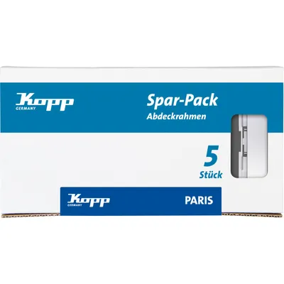 Produktbild von 5Abdeckrahm. 2f.PAR silb
