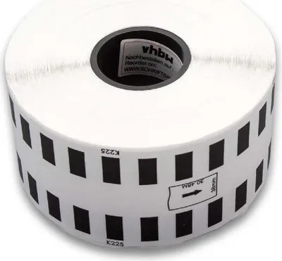 Produktbild von vhbw Rolle 38mm x 30,48m (1 Etikette) kompatibel mit Brother PT QL-710W, QL-720, QL720NW, QL-710 Drucker Weiß