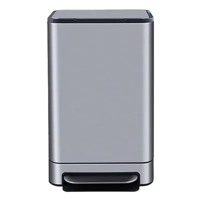 Produktbild von DESQ 6053.18 Tretabfalleimer – 40L – mit Inneneimer – Edelstahl – Geruchsdicht – Silent Close – Silber