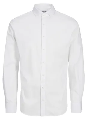 Produktbild von JACK & JONES JPRBLAJAXON Stretch Shirt L/S NOOS, Weiß,M