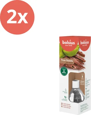 Produktbild von Bolsius - True Scents - Duftstäbchen - 60 ml - Oud Wood - Vorteilspack - 2 Stücke