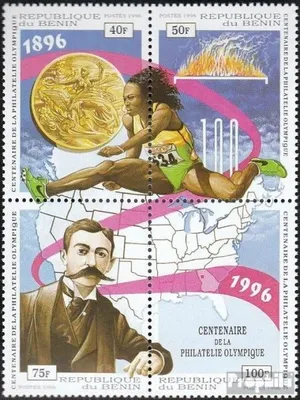 Produktbild von Briefmarken Benin 1996 Mi 813-816 Viererblock (kompl.Ausg.) postfrisch Olympiaphilatelie