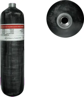 Produktbild von Hochdruckzylinder, 3L Volumen, 300 Bar Betriebsdruck, Kohlefaser
