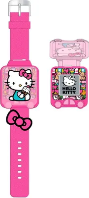 Immagine prodotto di Orologio didattico Hello Kitty con giochi, apprendimento dell'ora e della data, 5 giochi, 10 sfondi