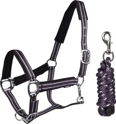 Immagine prodotto di Horka Deluxe Cavezza e Corda per guinzaglio Nero Cob Nero Cob