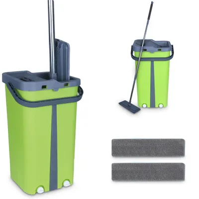 Obrázok produktu pre Cenocco CC-9077: Plochý mop s vedrom zelený