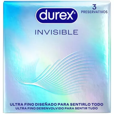Produktbild von Durex - Ultradünne Unsichtbare Kondome 3 Einheiten