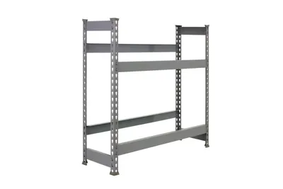 Produktbild von SimonRack Getränkekistenregal SIMONBOTTLE 2 Ebenen HxBxT 100x100x30cm Grau