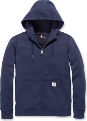 Produktbild von Carhartt Damen Sweatjacke Clarksburg Zip Sweatshirt, Navy - Marineblau, XS