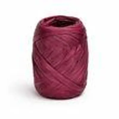 Produktbild von Papierband Raffiabast 20m Rolle Bordeaux