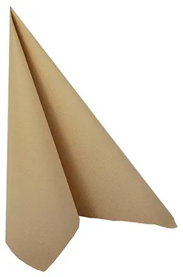 Produktbild von 250 Servietten sand "ROYAL Collection" 1/4-Falz 40 x 40 cm Stoffoptik