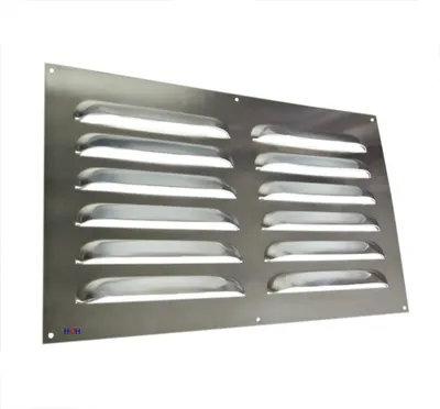 Produktbild von Lüftungsgitter LG 5030 GLA Lamellengitter Alu F1 500 x 300mm Zuluft Abluftgitter