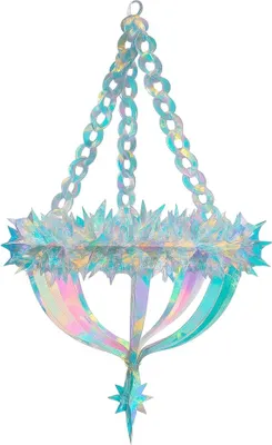Immagine prodotto di set di 4 lampadari arcobaleno - Decorazione metallica per soffitto 68×35 cm - Feste e celebrazioni