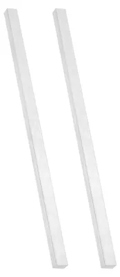 Aluminium-Flachstange 8x10x203 mm, 2 Stück, 6061 T6511