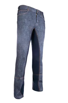 Immagine prodotto di Pantaloni da equitazione Jodhpur da uomo - Texas New -, Colore: blu scuro/blu scuro, Taglia: 52