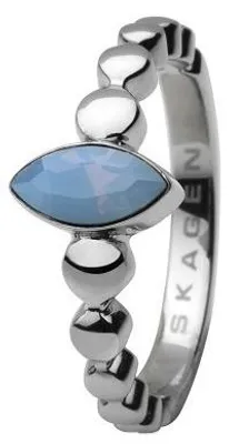 Image de Skagen Bague Femme Argent/Ice blue JRSI005, Taille de la bague:57 (18.1) SS8 M18