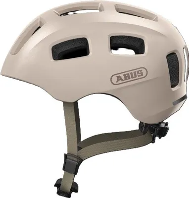 Image de Casque de vélo ABUS Youn-I 2.0 - avec lumière pour enfants, adolescents et jeunes adultes - pour filles et garçons - Beige, taille S