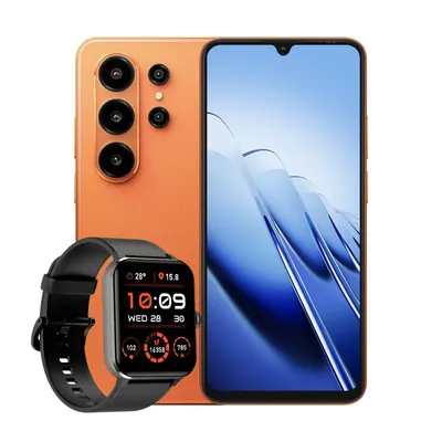 Produktbild von blackview WAVE 10 incl R50 smartwatch,6,88" HD+ 120Hz Display, 5000 mAh, 24 GB RAM, Doke AI 2.0, 32 MP Kamera, Android 16, LTE, Dual SIM