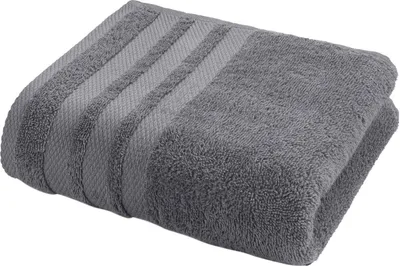 Produktbild von Handtuch - 50 x 100 cm - Grau - Baumwolle