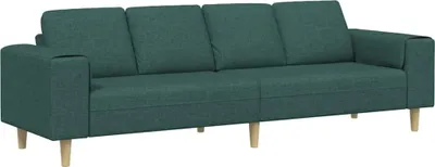 Produktbild von vidaXL Sofa Set Dunkelgrün Stoff