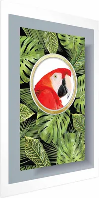 Produktbild von Posterpapier Poster - Parrot in the Jungle 60x90 cm Blätter g-C-0123-ao-a