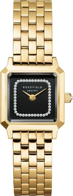 Zdjęcie produktu dla Rosefield BBGSG-B09 - Boxelle - Czarny kryształ - Zegarek