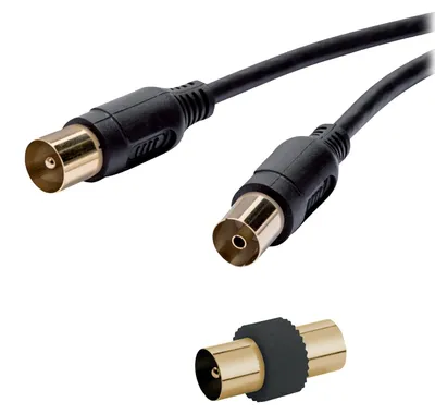 Produktbild von Antennenkabel männlich/weiblich + Hocheffiziente Schirmung 90 db